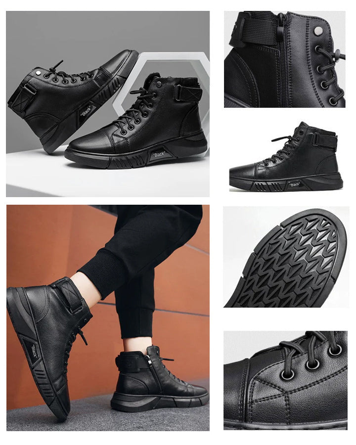 Chaussures en cuir de qualité pour hommes(Livraison gratuite)