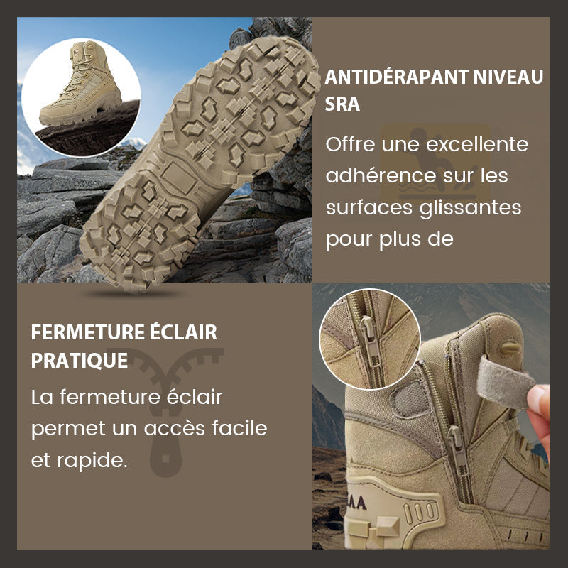 Livraison gratuite🎁Bottes de combat de travail anti-perforation imperméables pour hommes (amélioration de la durabilité)